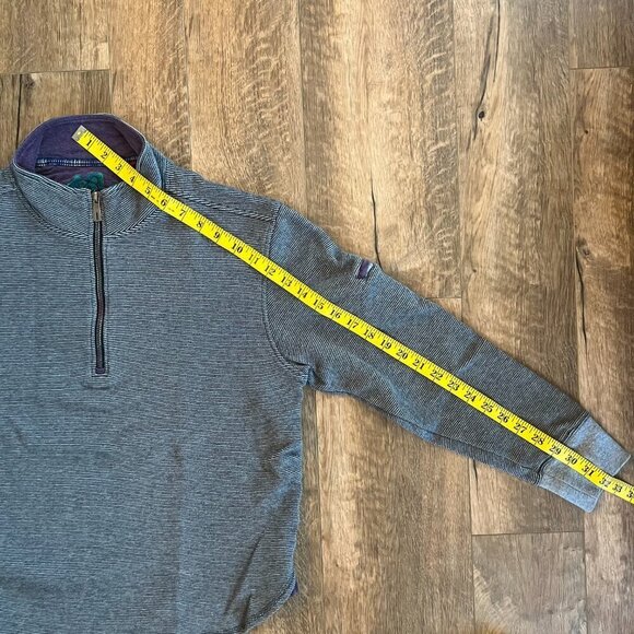 Robert Graham 1/4 Zip Jersey Knit Pullover Henley Sweater - Picture 9 of 9